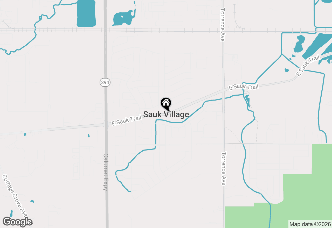 Map of 21706 Gailene Avenue, Sauk Village, IL 60411