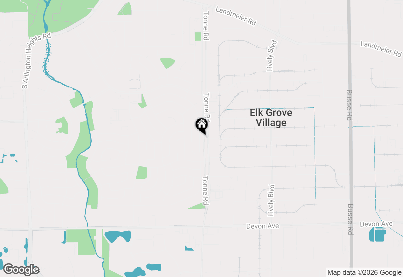 Map of 1031 Maple Lane, Elk Grove Village, IL 60007