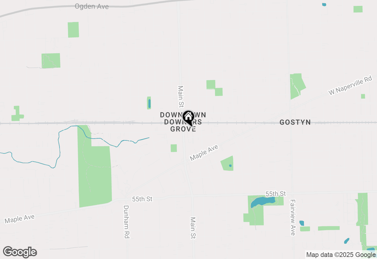 Map of 945 Burlington Avenue #203, Downers Grove, IL 60515