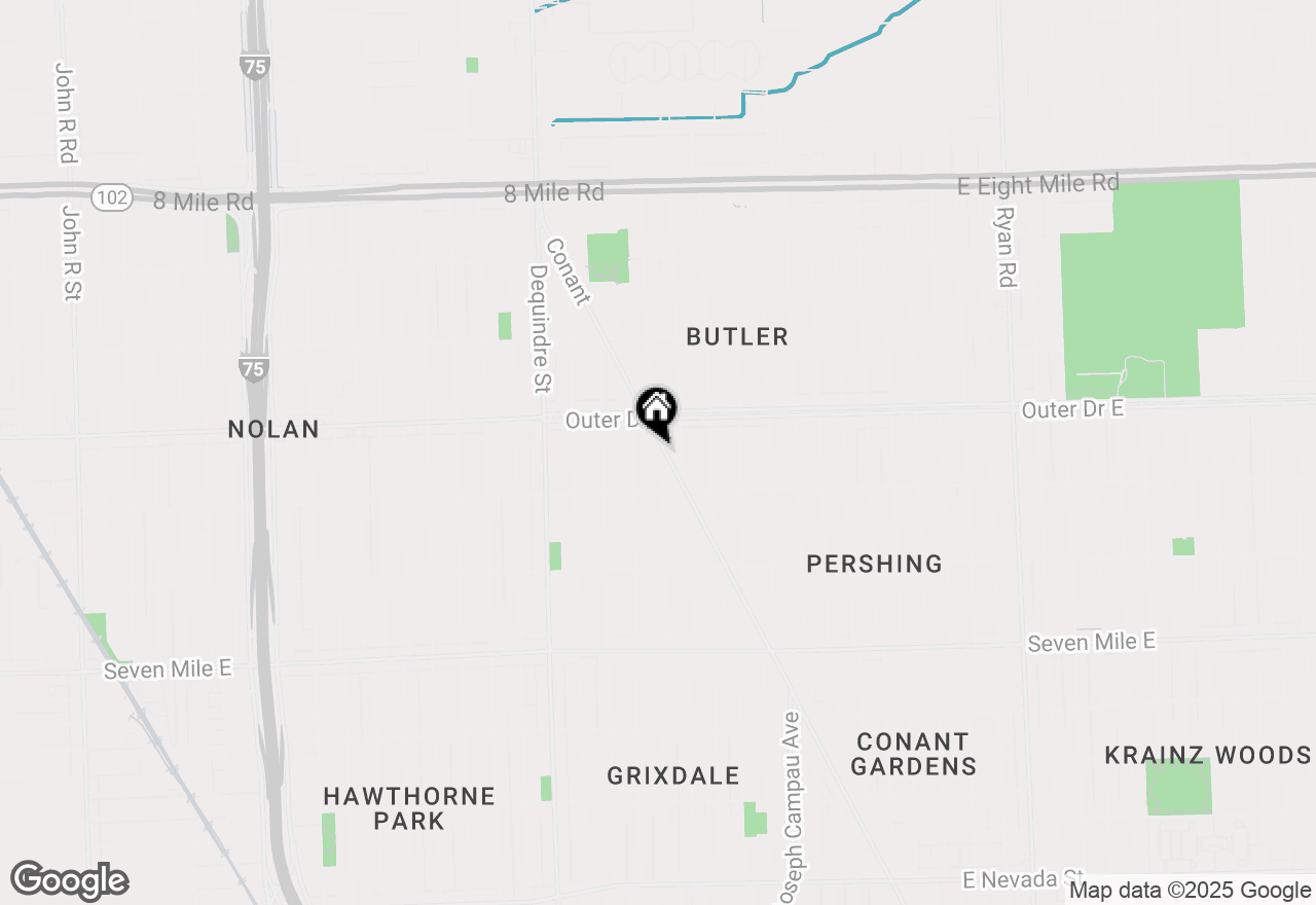 Map of 19703 Conant, Detroit, MI 48234