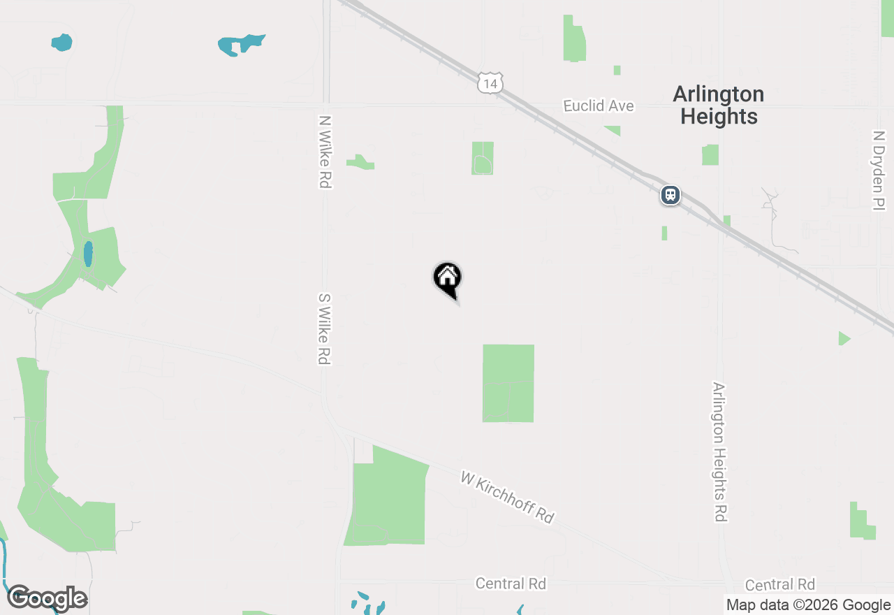 Map of (Address confidential), Arlington Heights, Illinois 60005