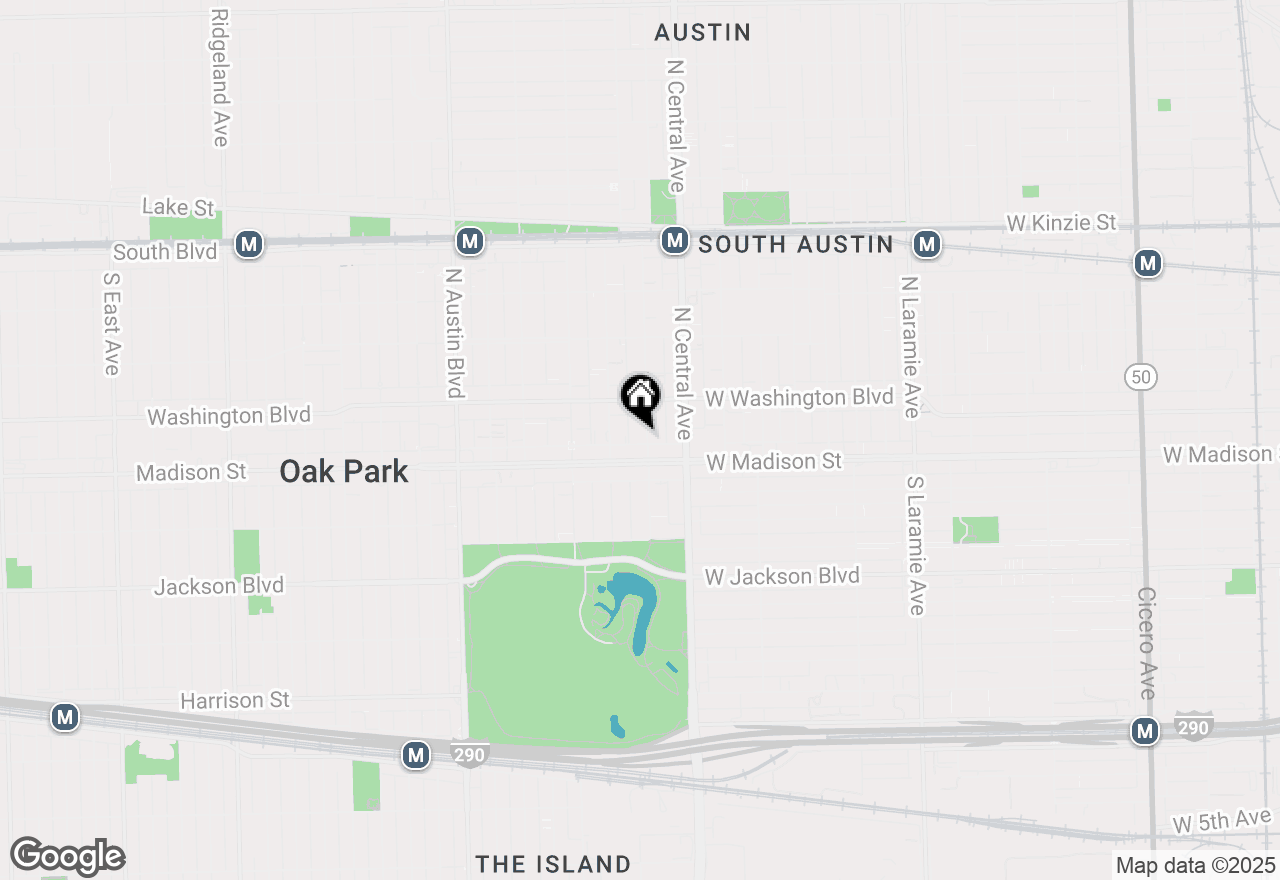 Map of 22 N Parkside Avenue #G, Chicago, IL 60644