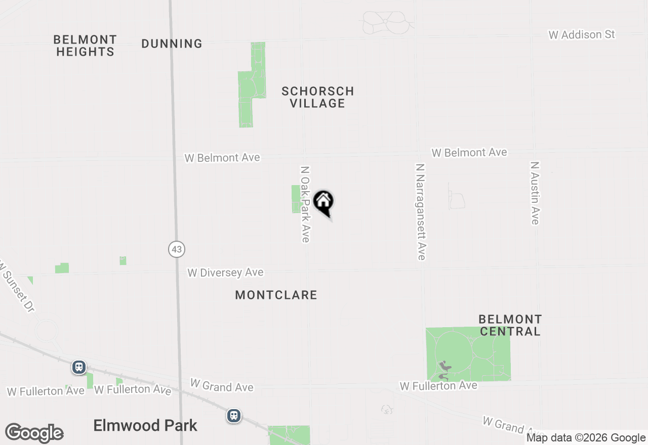 Map of 2941 N Rutherford Avenue, Chicago, IL 60634