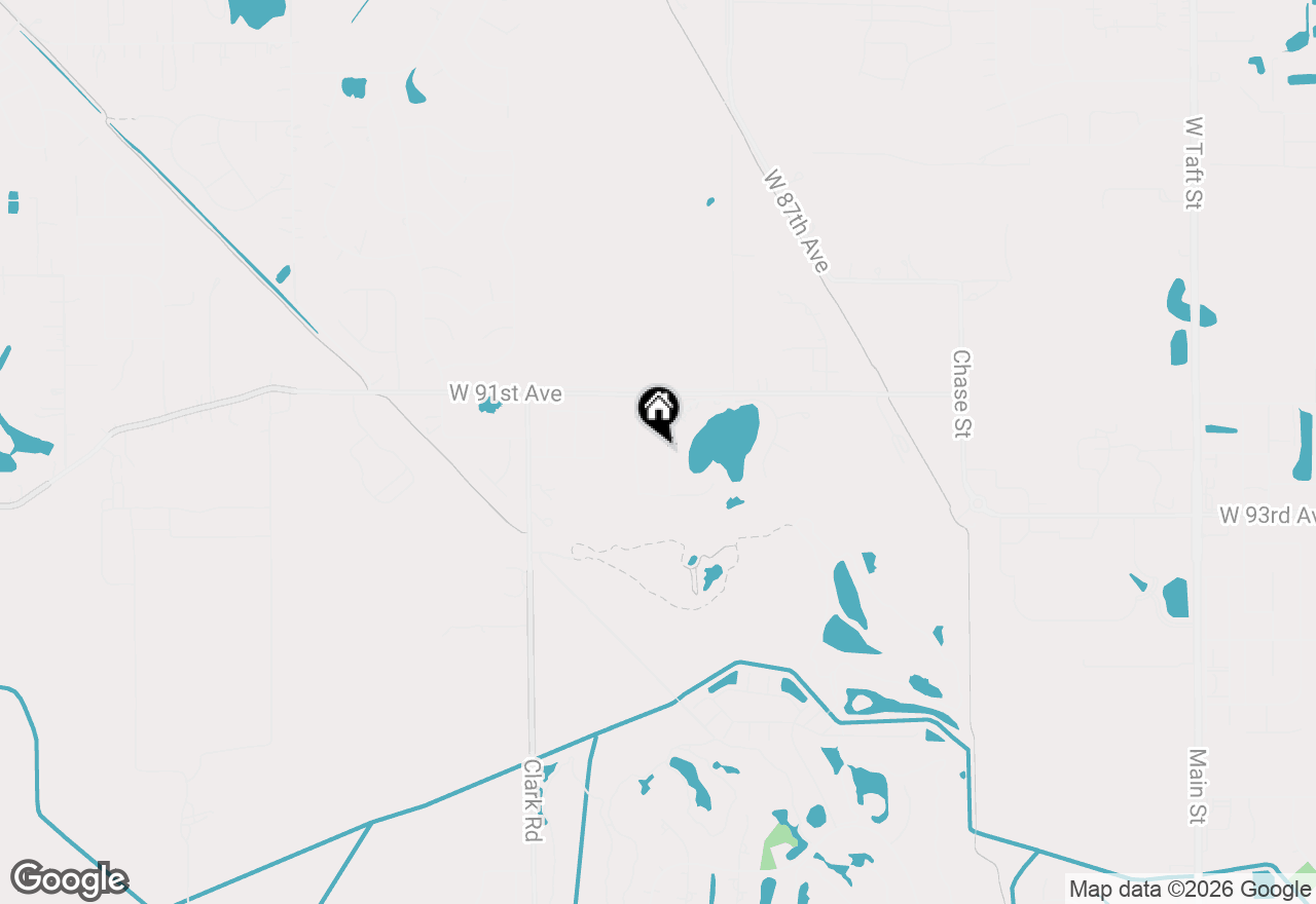 Map of 9204 Wright Street, Merrillville, IN 46410