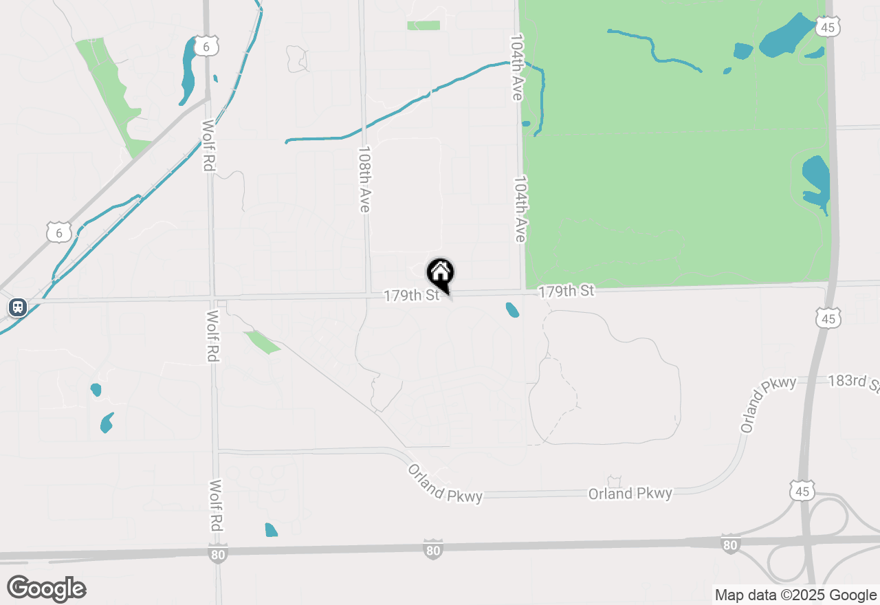 Map of 10610 Maue Drive, Orland Park, IL 60467