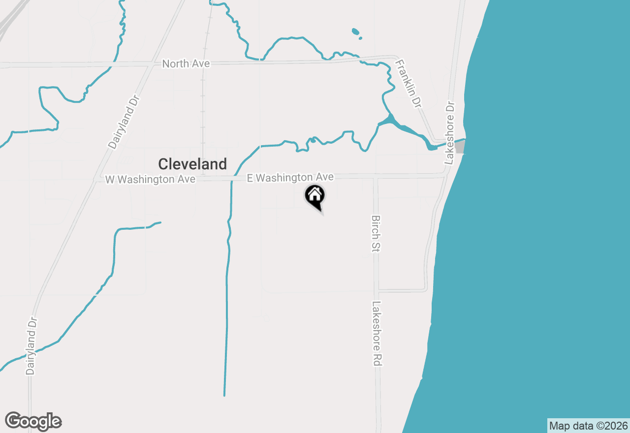 Map of 671 Wilson Ave, Cleveland, WI 53015