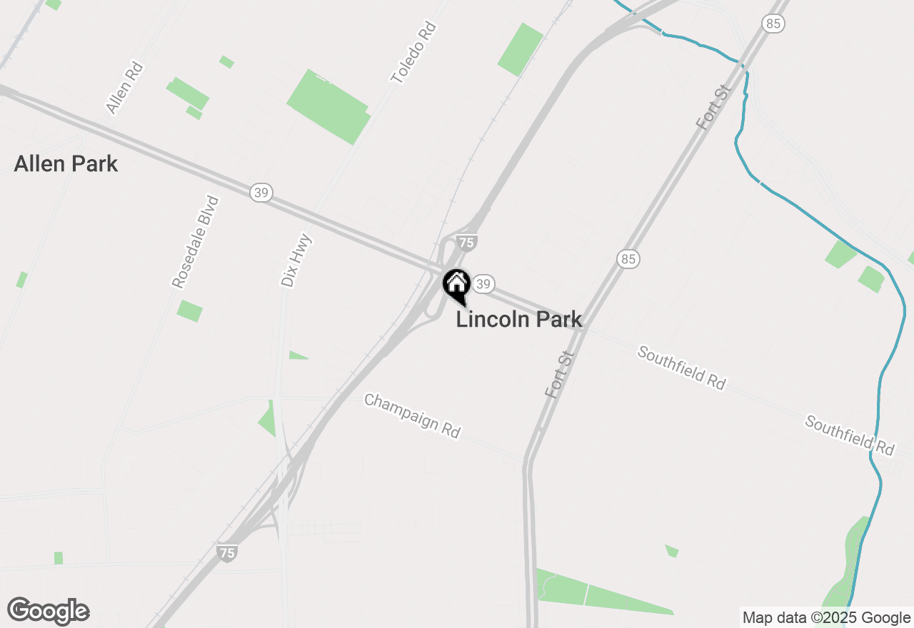 Map of 1564 Philomene Boulevard, Lincoln Park, MI 48146