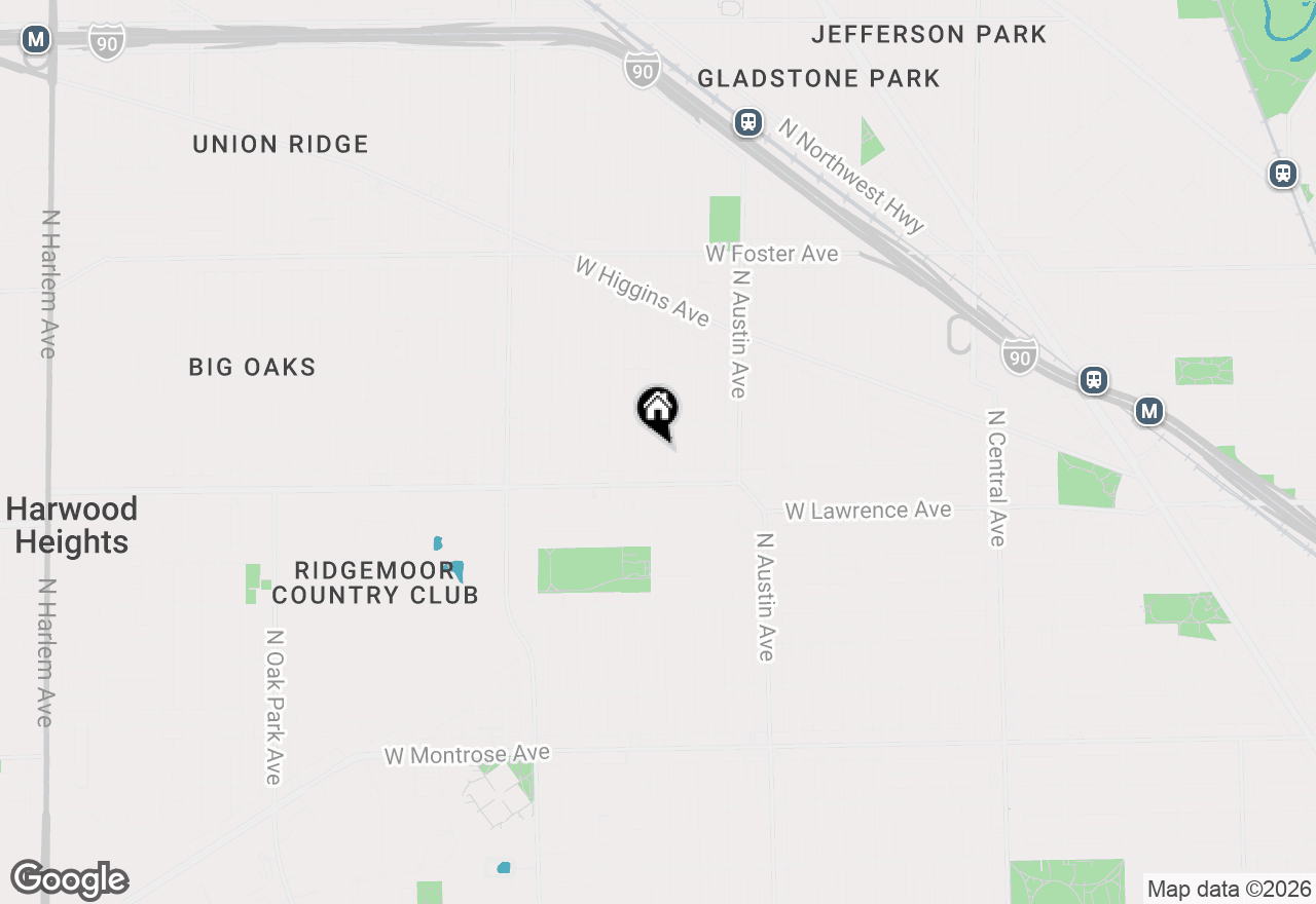 Map of 4833 N Moody Avenue, Chicago, IL 60630