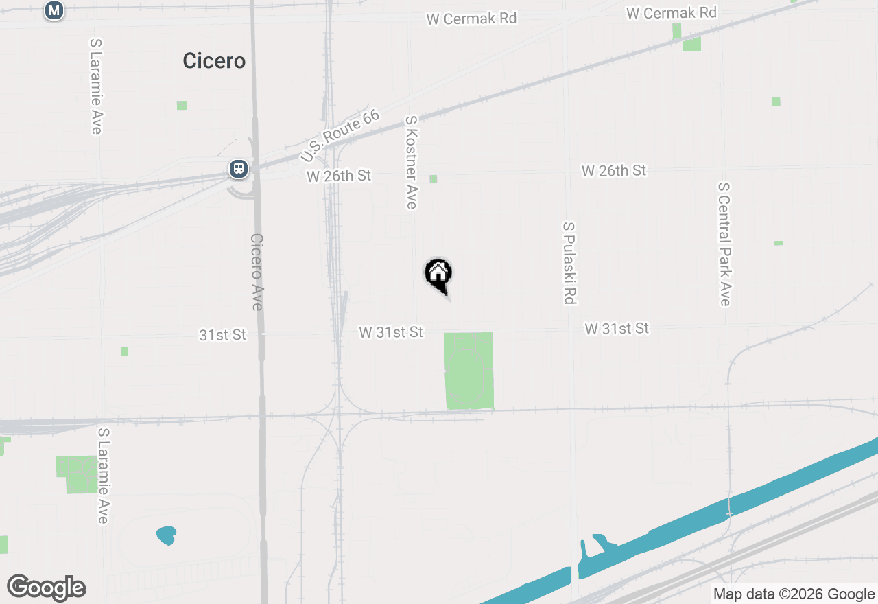Map of 3013 S Kolin Avenue, Chicago, IL 60623