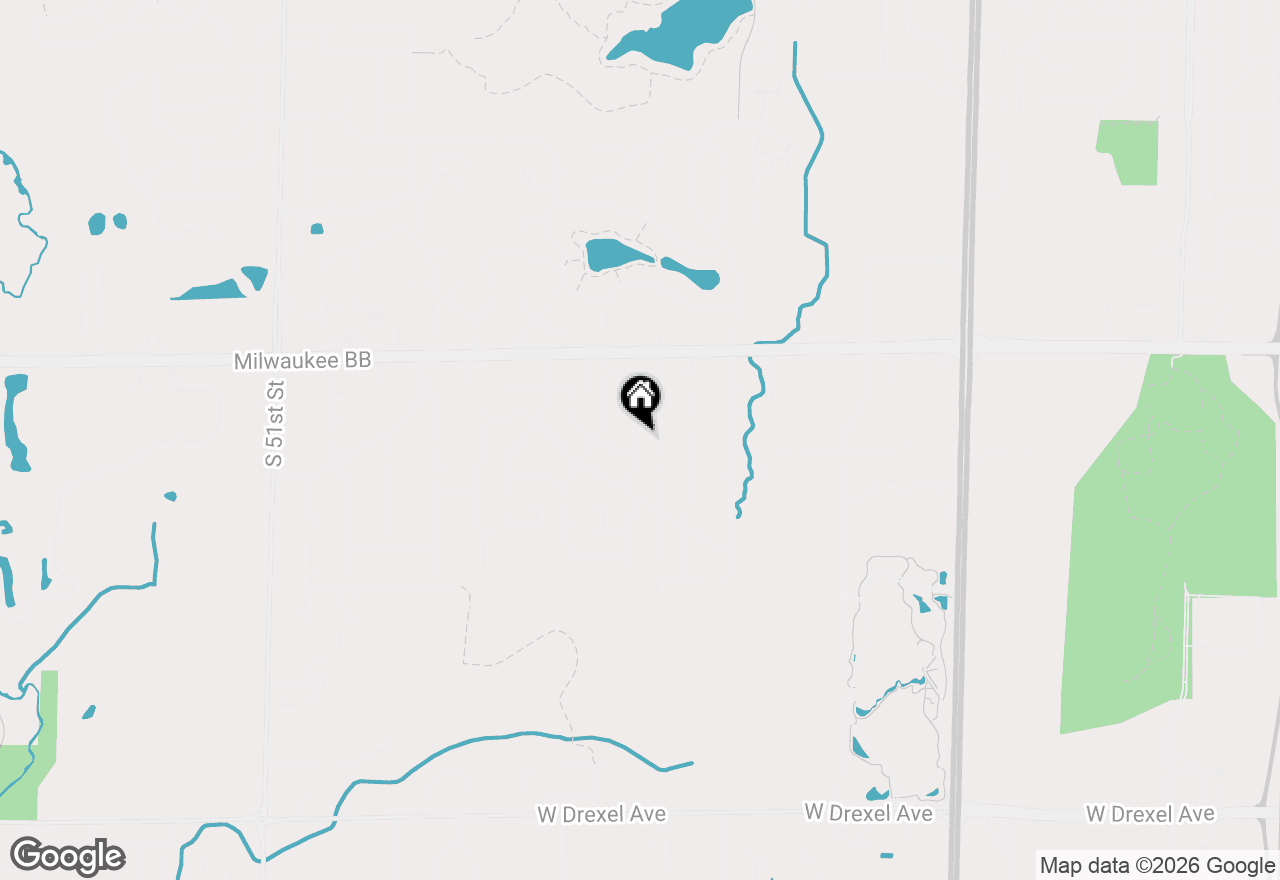 Map of 7254 S 38th St, Franklin, WI 53132