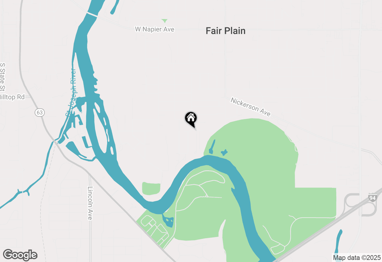 Map of 326 Jakway Avenue, Benton Harbor, MI 49022