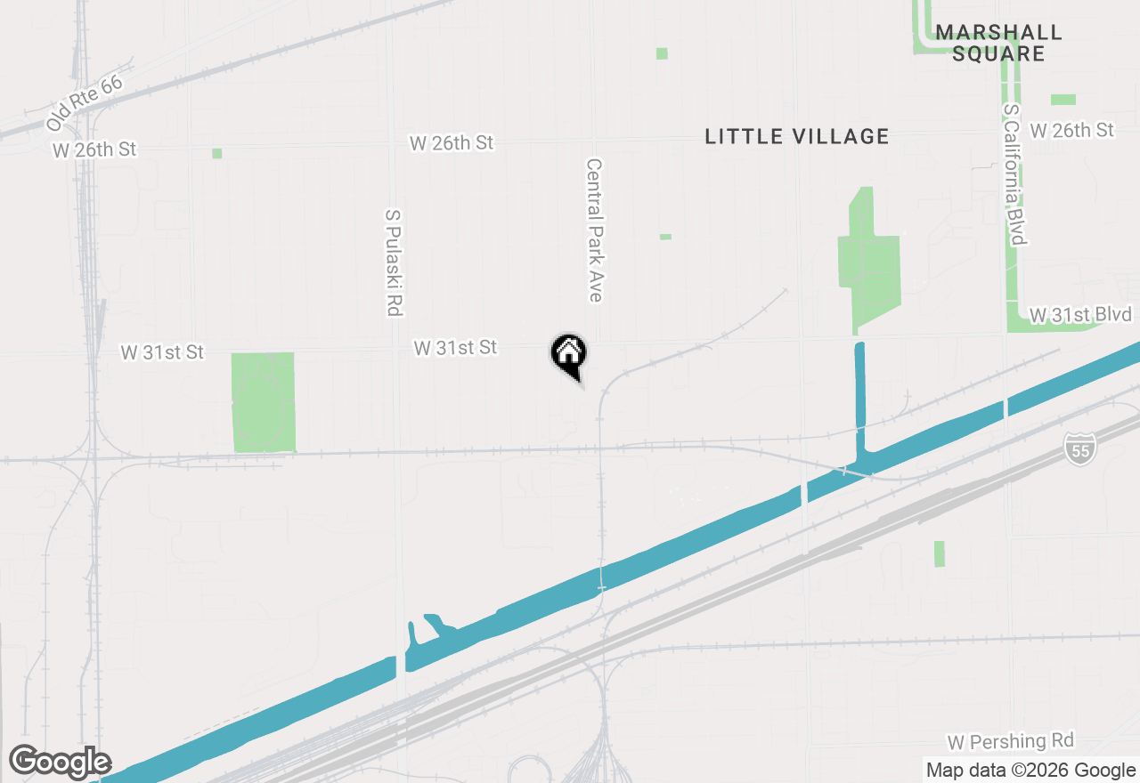 Map of 3156 S Millard Avenue, Chicago, IL 60623