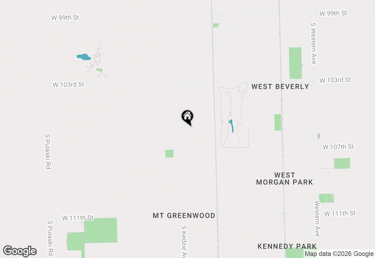 Map of 10552 S Troy Street, Chicago, IL 60655