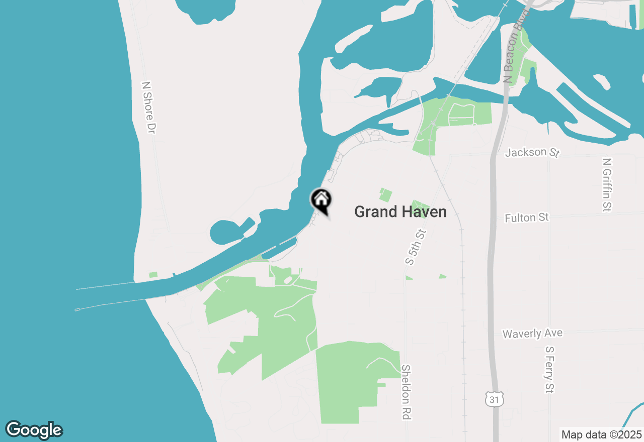 Map of 218 S Harbor Drive #202, Grand Haven, MI 49417