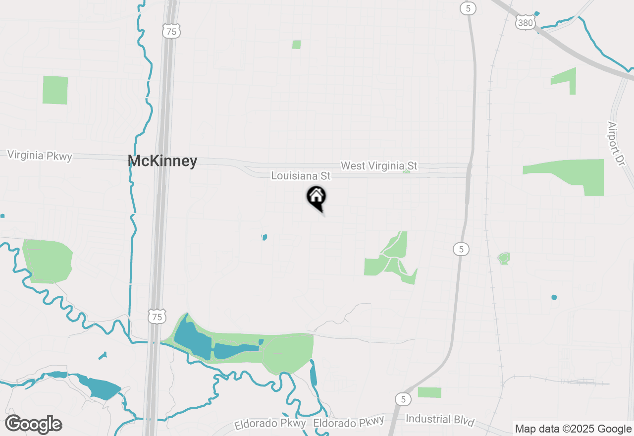 Map of 1106 Cole Street, Mckinney, TX 75069