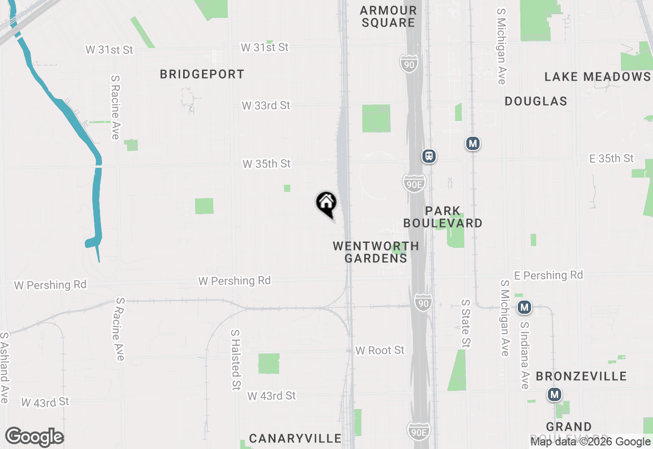 Map of 449 W 37th Street #1, Chicago, IL 60608