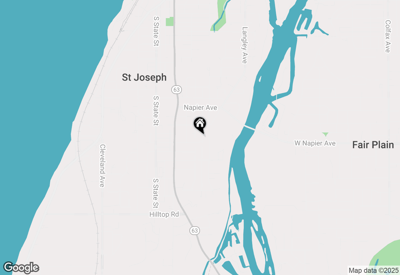 Map of 2624 Thayer Drive, St. Joseph, MI 49085