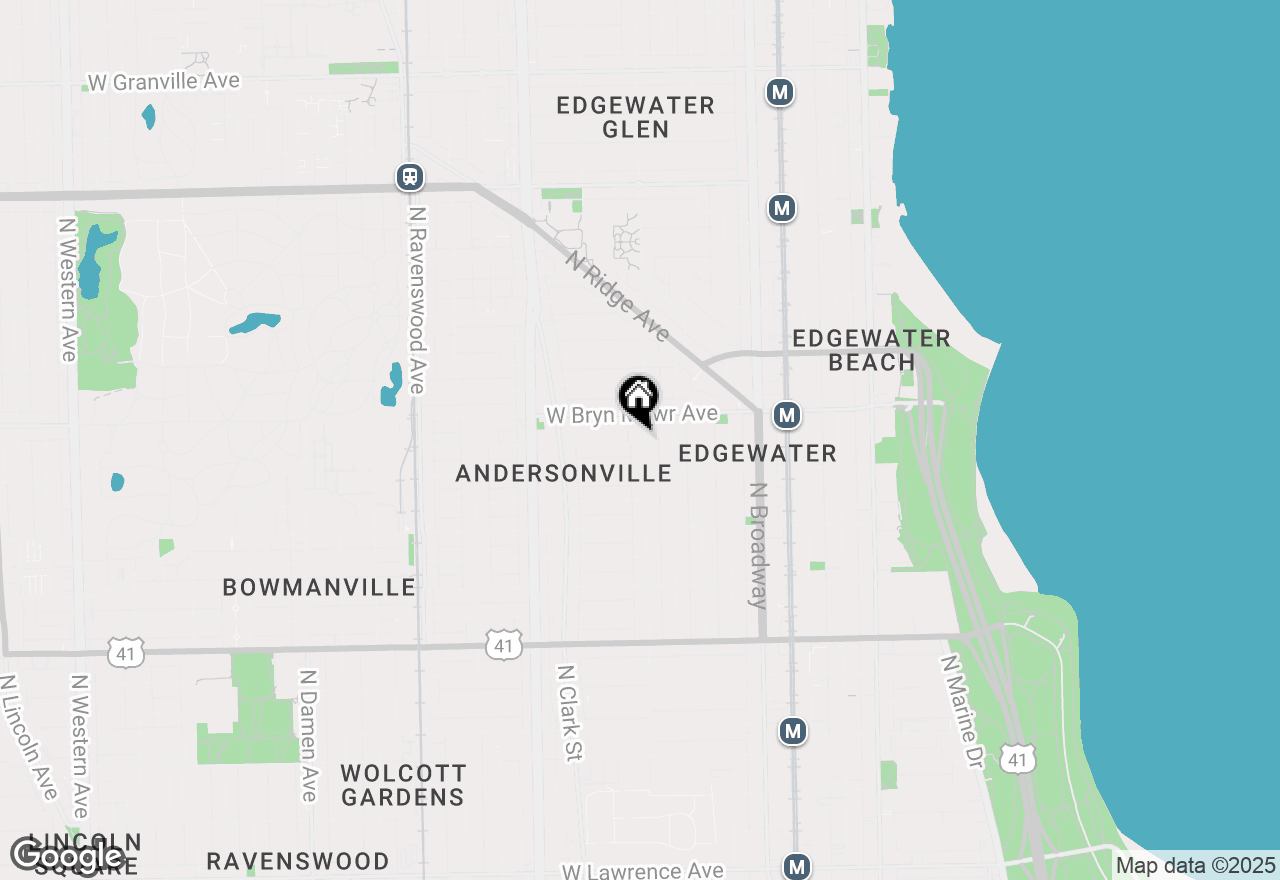 Map of 5532 N Glenwood Avenue #2, Chicago, IL 60640