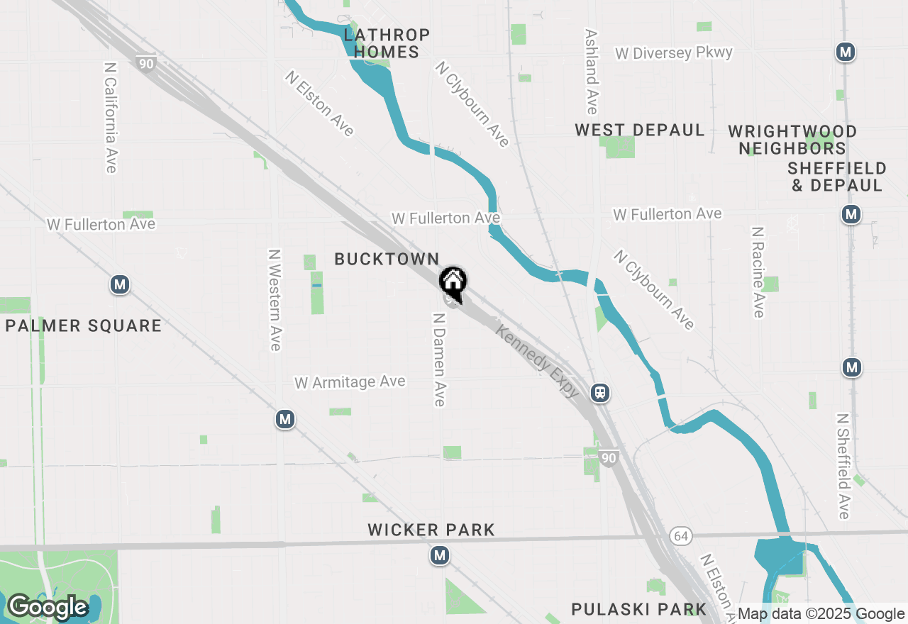 Map of 2140 N Winchester Avenue #10, Chicago, IL 60614