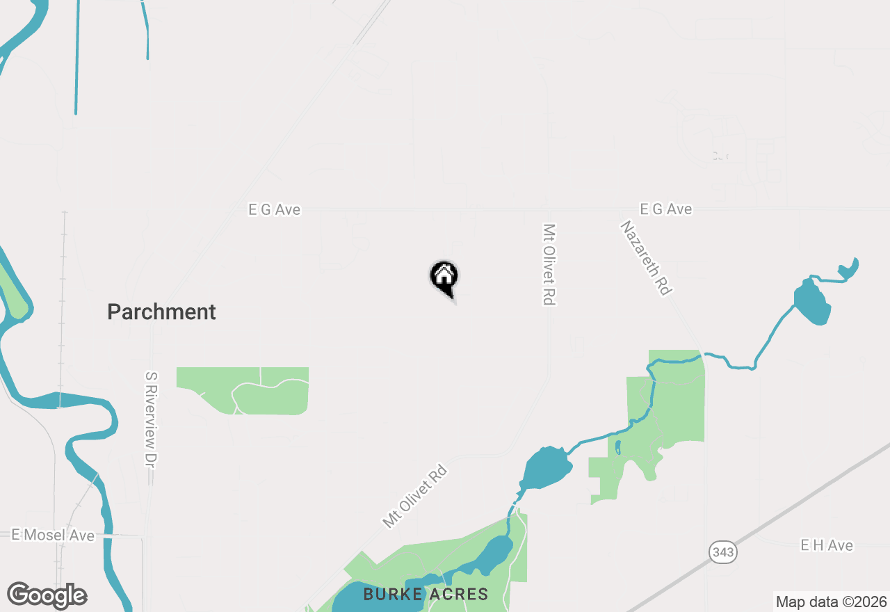 Map of 1223 Parchmount Avenue, Kalamazoo, MI 49004