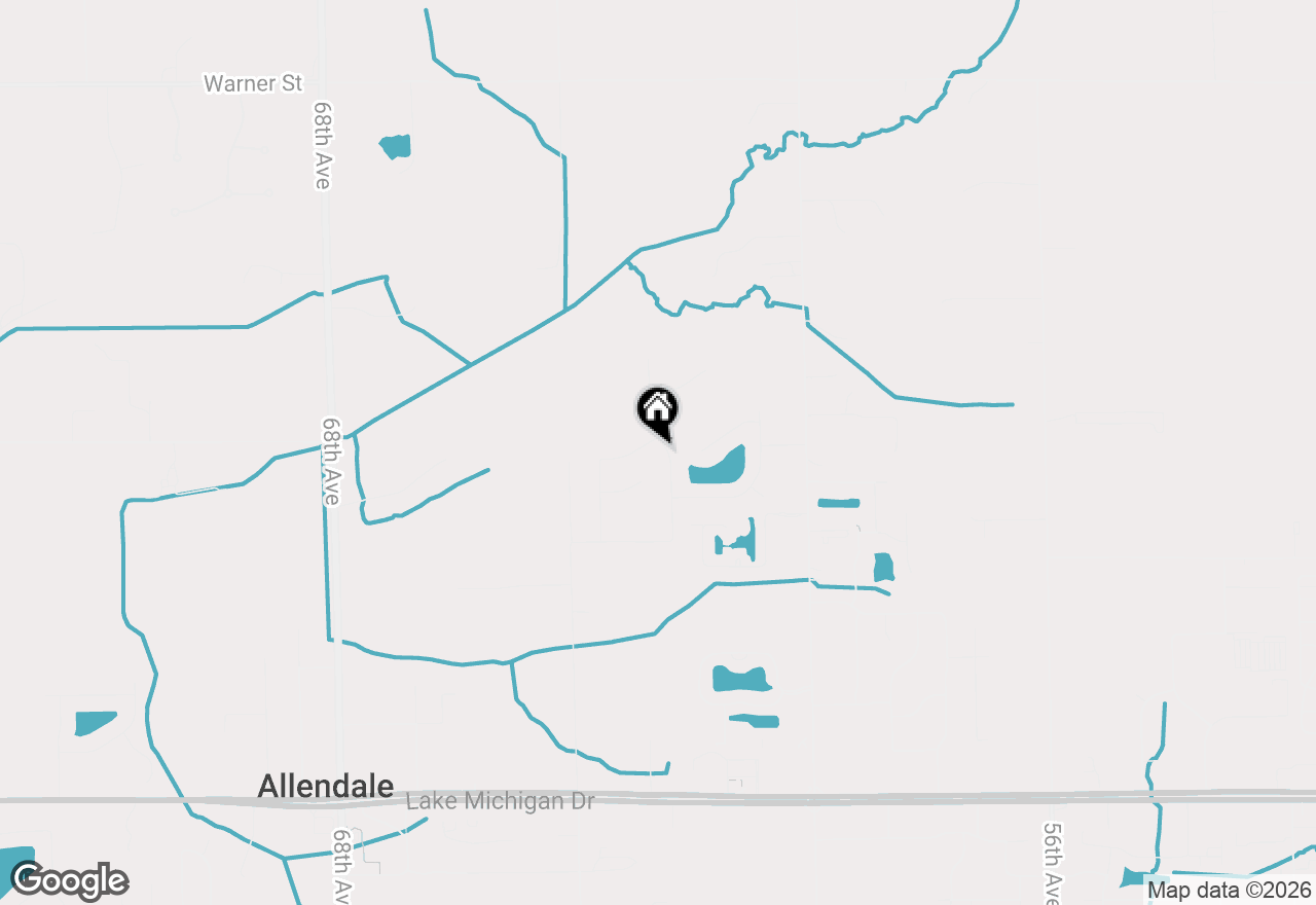 Map of 11767 Everett Avenue, Allendale, MI 49401