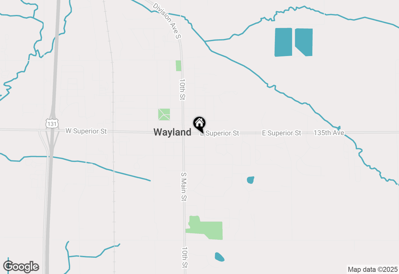 Map of 212 E Superior Street, Wayland, MI 49348