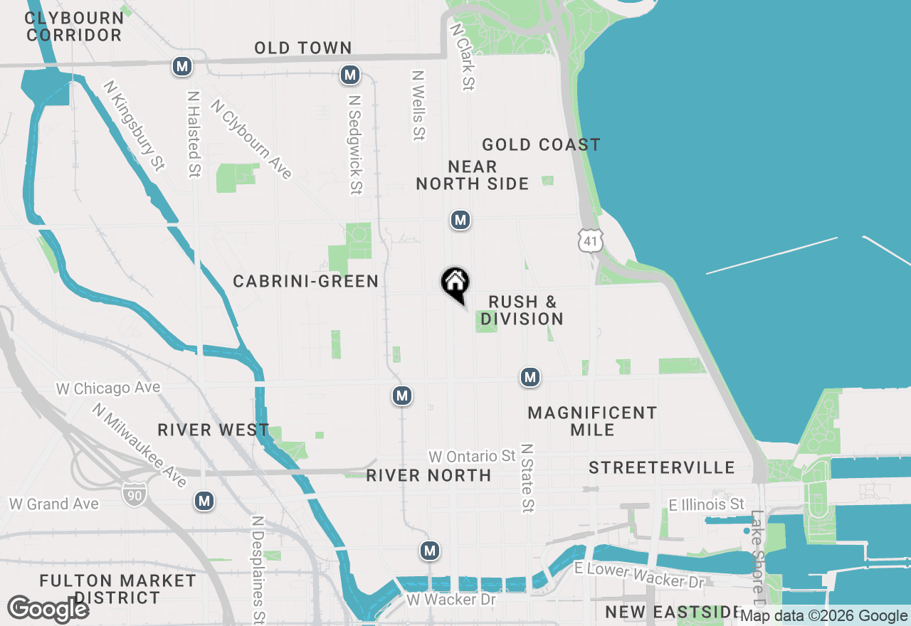 Map of 921 N La Salle Drive #15, Chicago, IL 60610