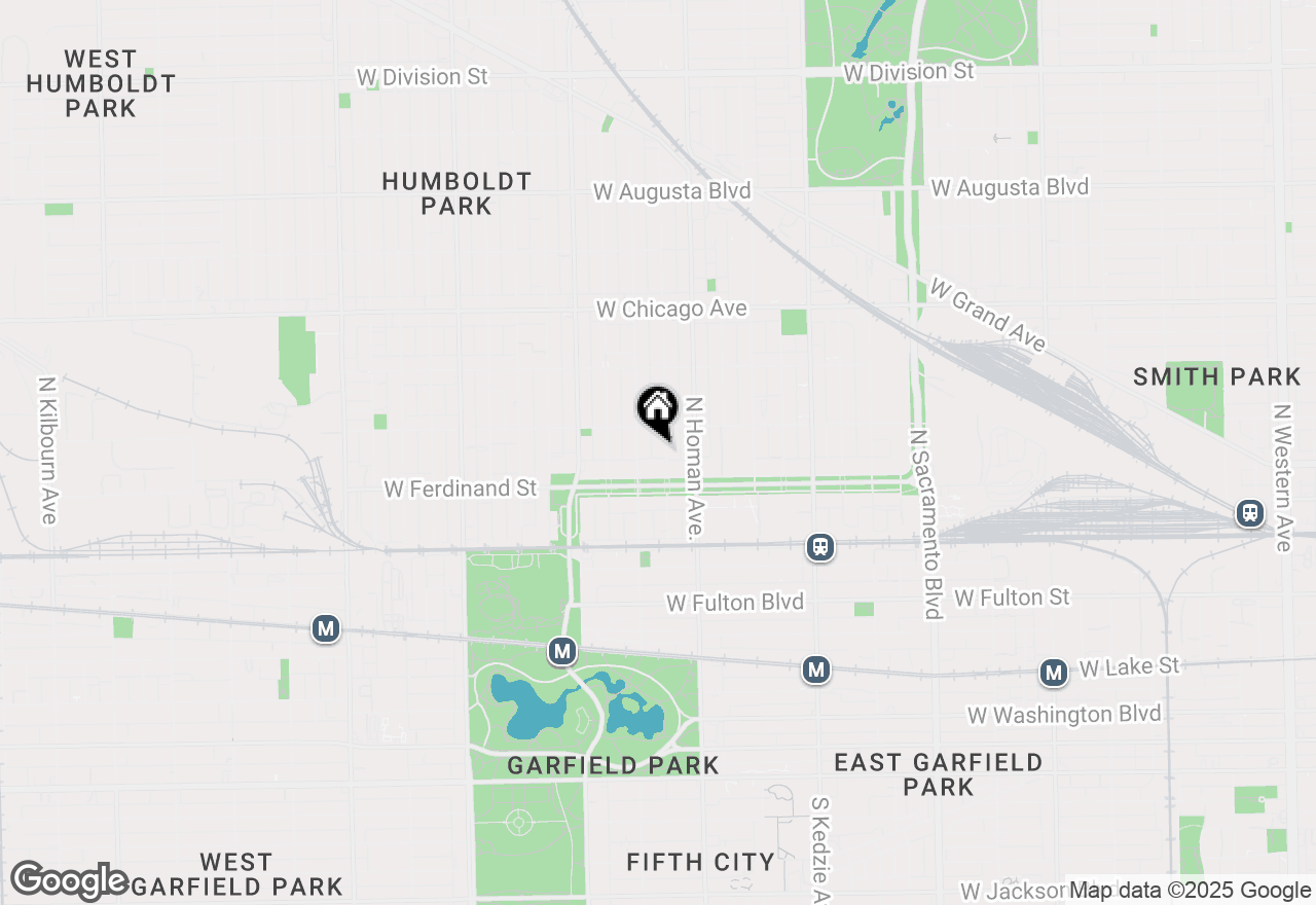 Map of 524 N Trumbull Avenue, Chicago, IL 60624