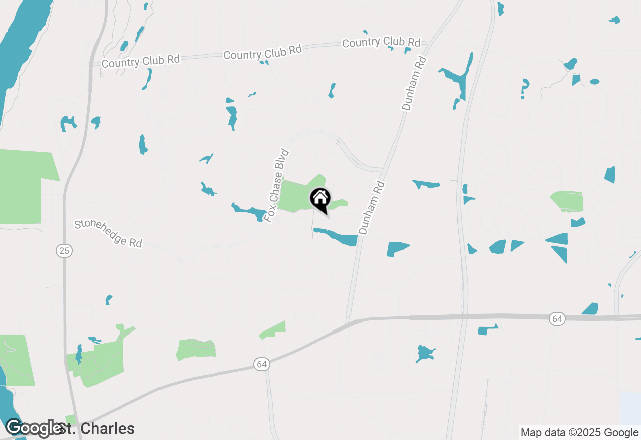 Map of 411 Dunham Place #411, St. Charles, IL 60174