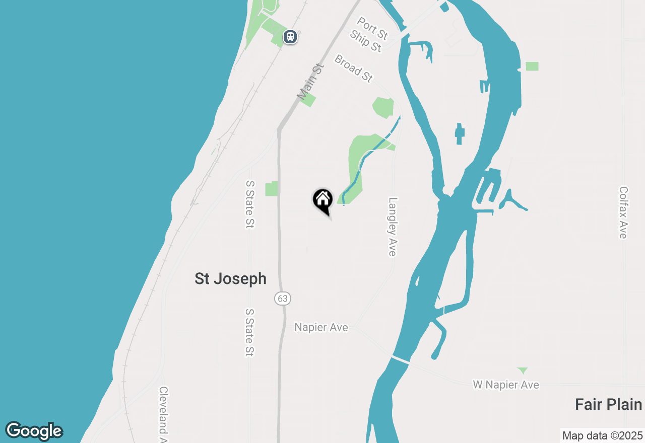 Map of 926 Lewis Avenue, St Joseph, MI 49085