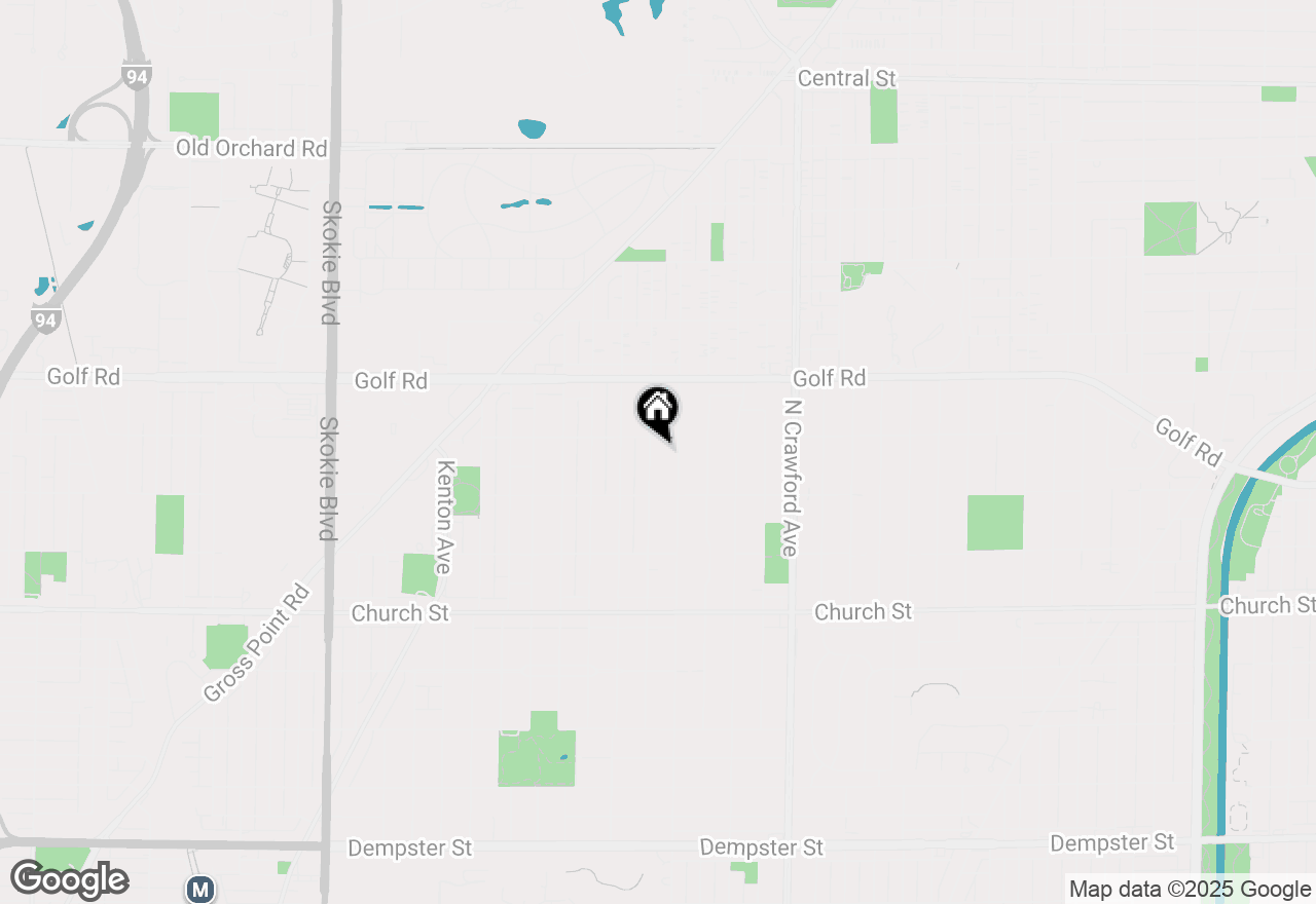 Map of 9447 Tripp Avenue, Skokie, IL 60076