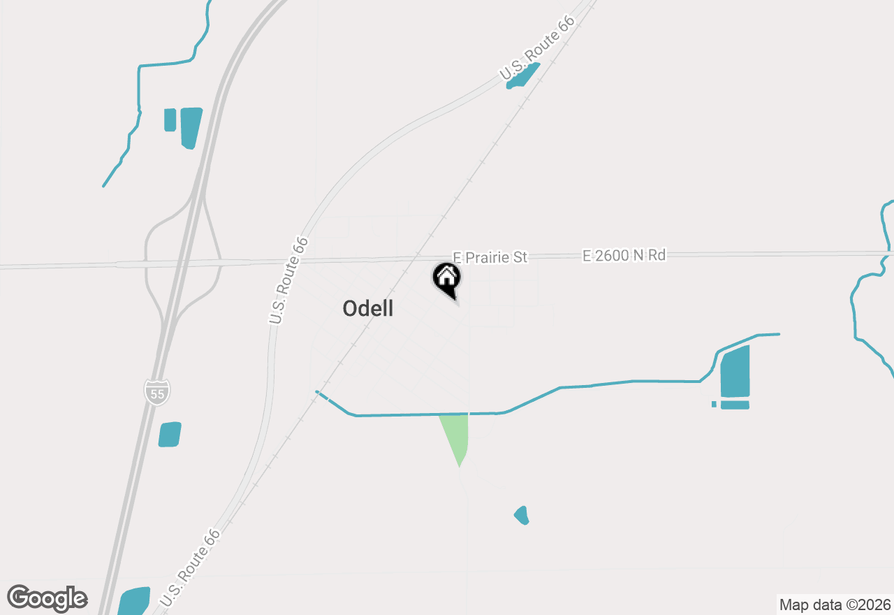 Map of 307 E Scott Street, Odell, IL 60460