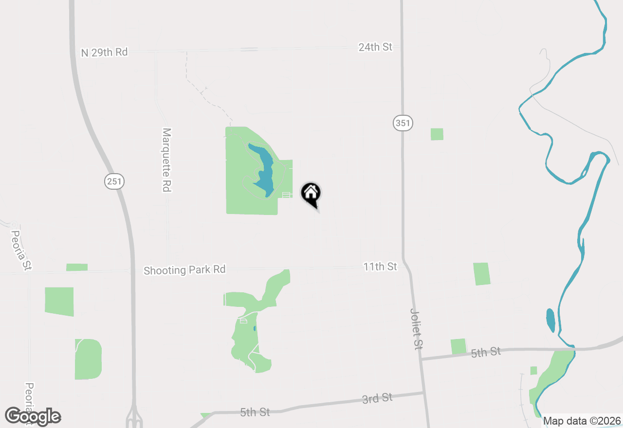 Map of 1408 Creve Coeur Street, Lasalle, IL 61301