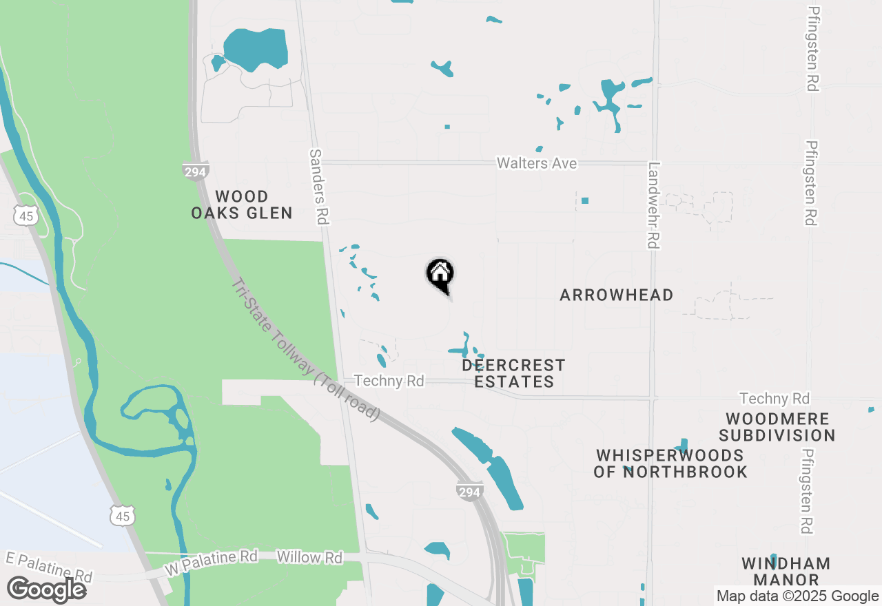 Map of 1740 Mission Hills Road #106, Northbrook, IL 60062