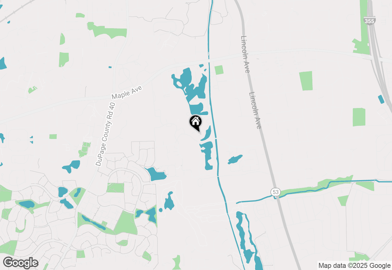 Map of 5852 Forest View Road #D, Lisle, IL 60532