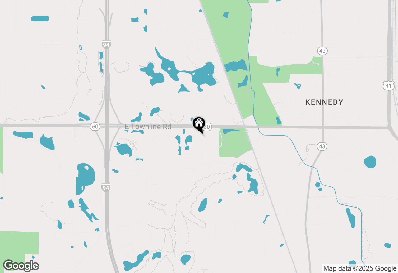 Map of 65 S Asbury Court, Lake Forest, IL 60045