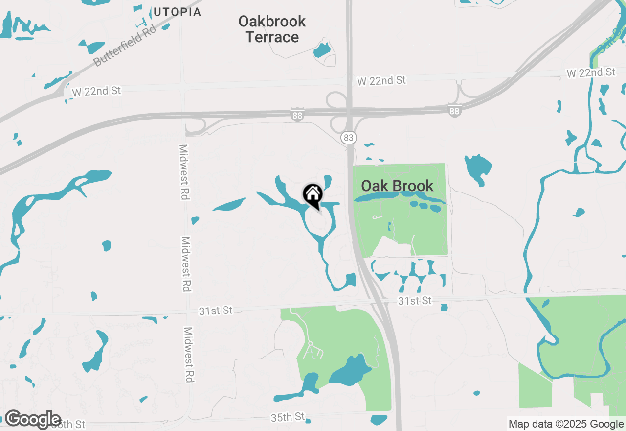 Map of 100 Briarwood Circle, Oak Brook, IL 60523