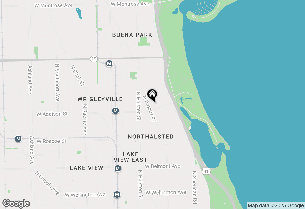 Map of 625 W Patterson Avenue #3E, Chicago, IL 60613