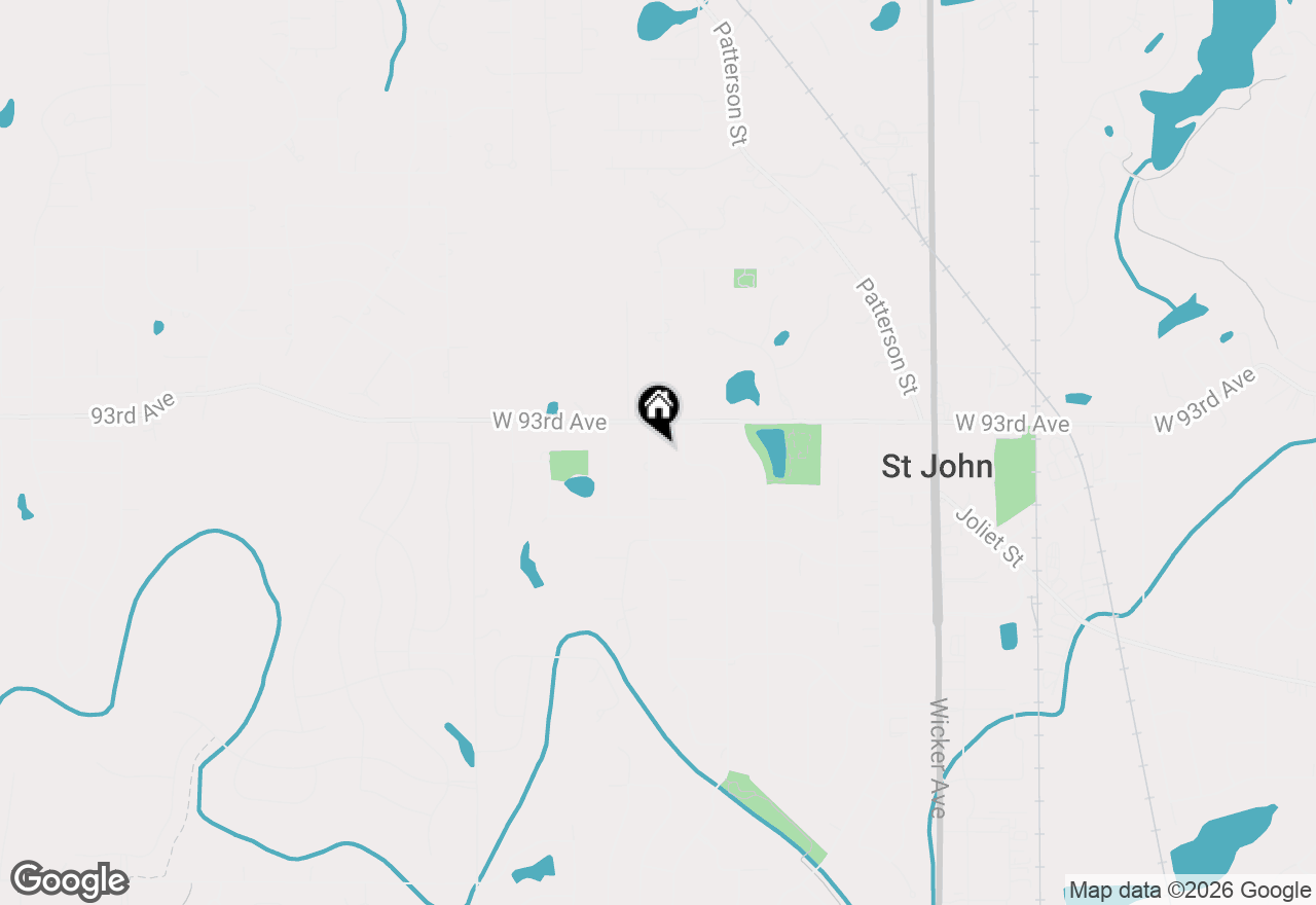 Map of 9351 Northcote Avenue, St. John, IN 46373