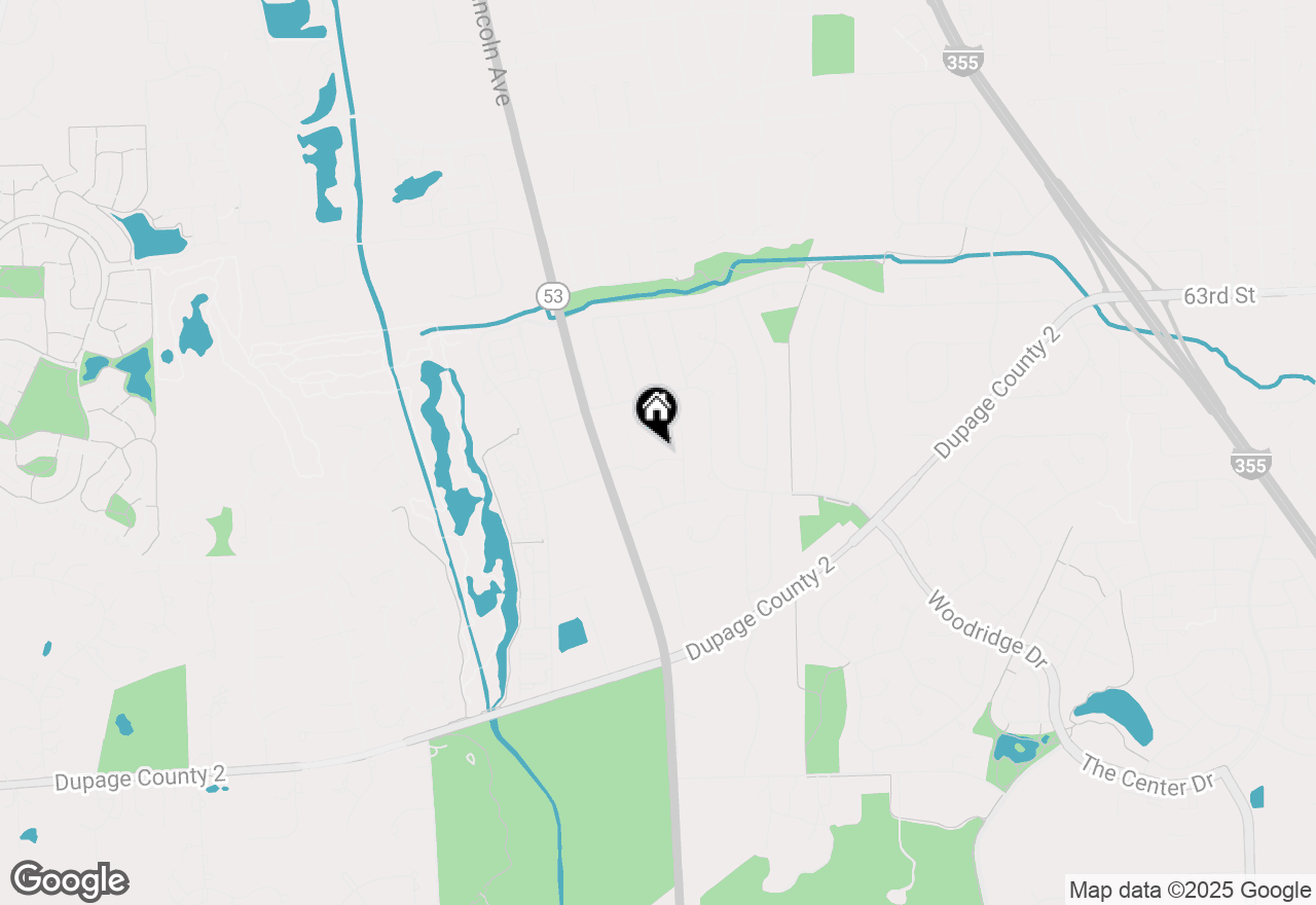 Map of 3412 High Trail Drive, Woodridge, IL 60517