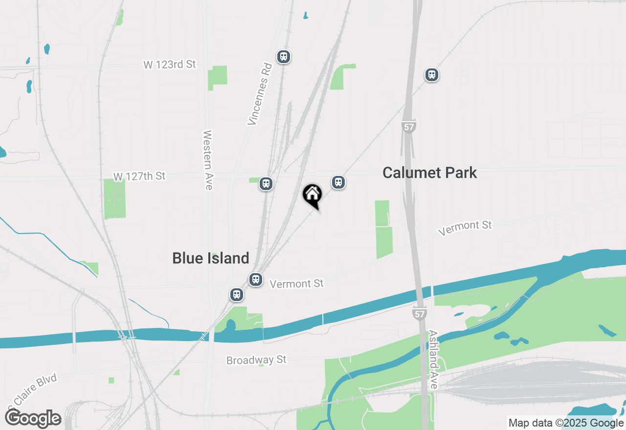 Map of 2015 Walnut Street, Blue Island, IL 60406