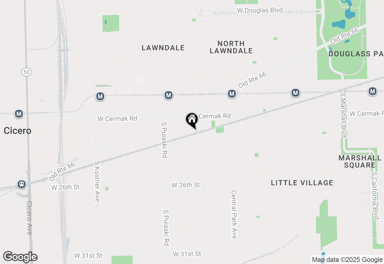 Map of 2257 S Avers Avenue, Chicago, IL 60623