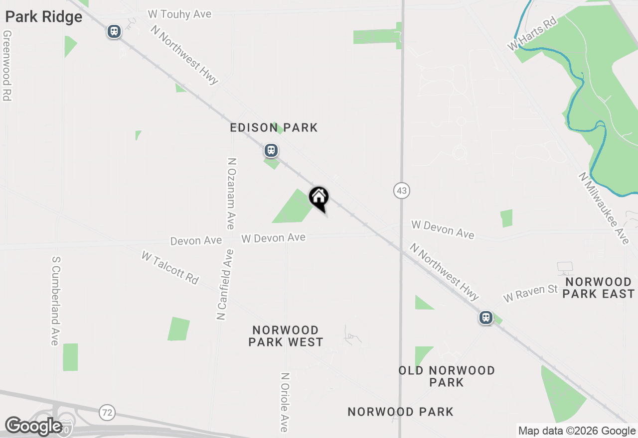 Map of 6436 N Oketo Avenue, Chicago, IL 60631