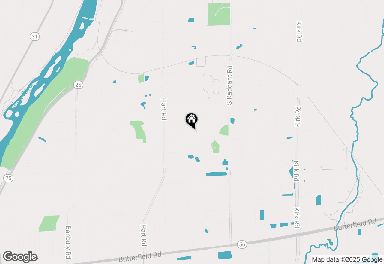 Map of 624 Pottawatomie Trail, Batavia, IL 60510