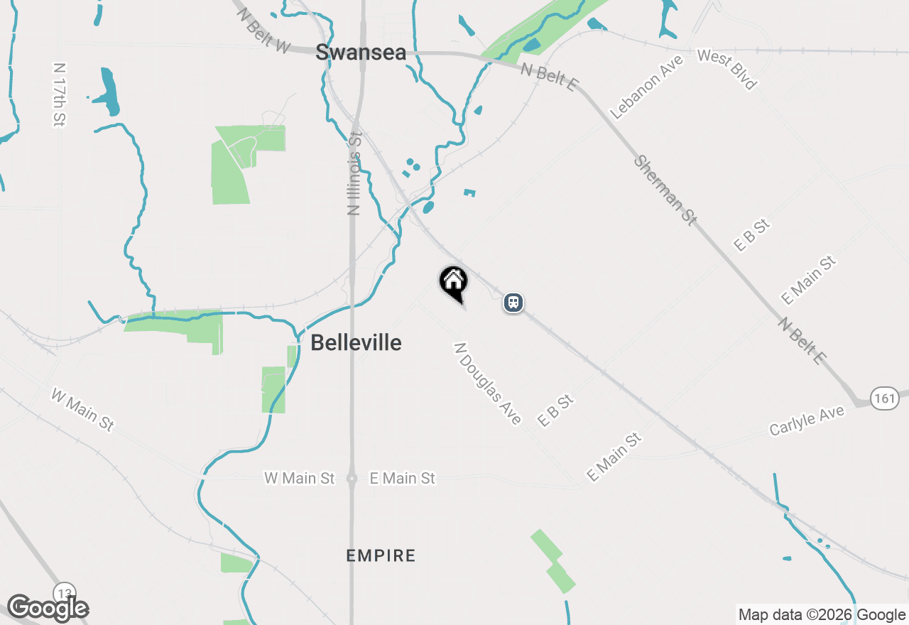 Map of 709 Benton Street, Belleville, IL 62220
