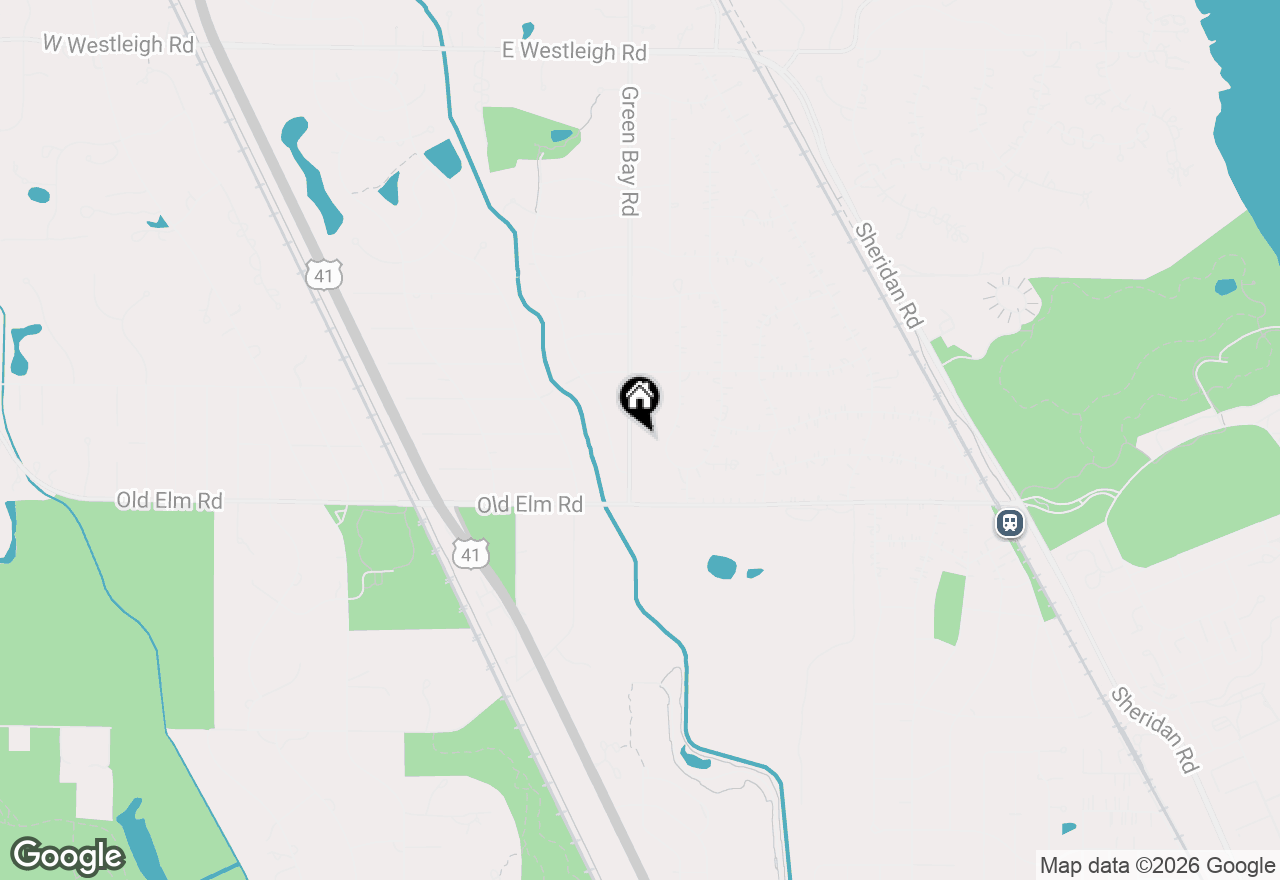 Map of 1093 S Green Bay Road, Lake Forest, IL 60045