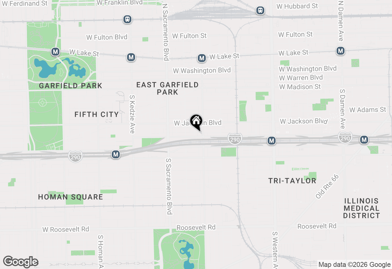 Map of 2824 W Van Buren Street #201, Chicago, IL 60612