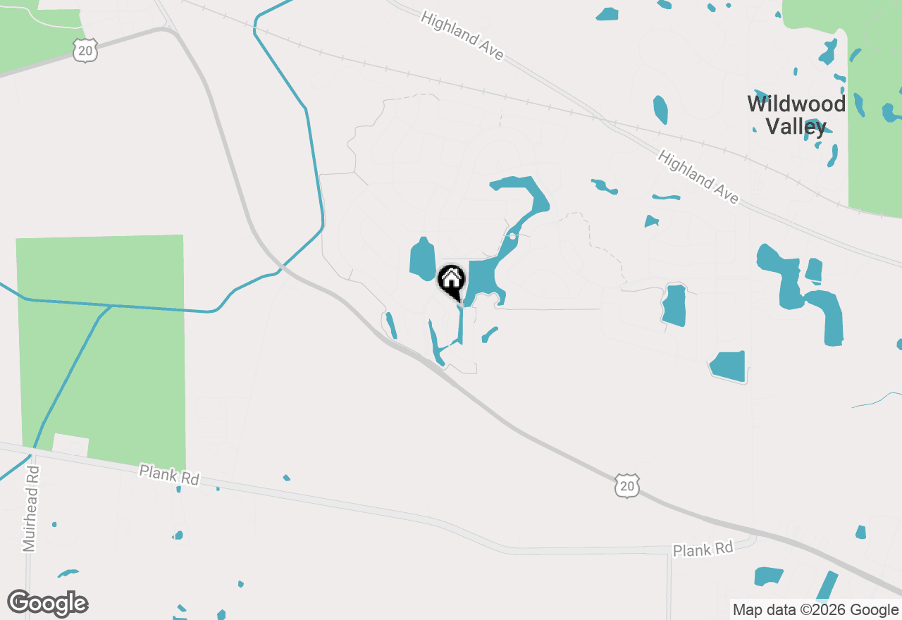 Map of 3656 Old Bridge Lane, Elgin, IL 60124