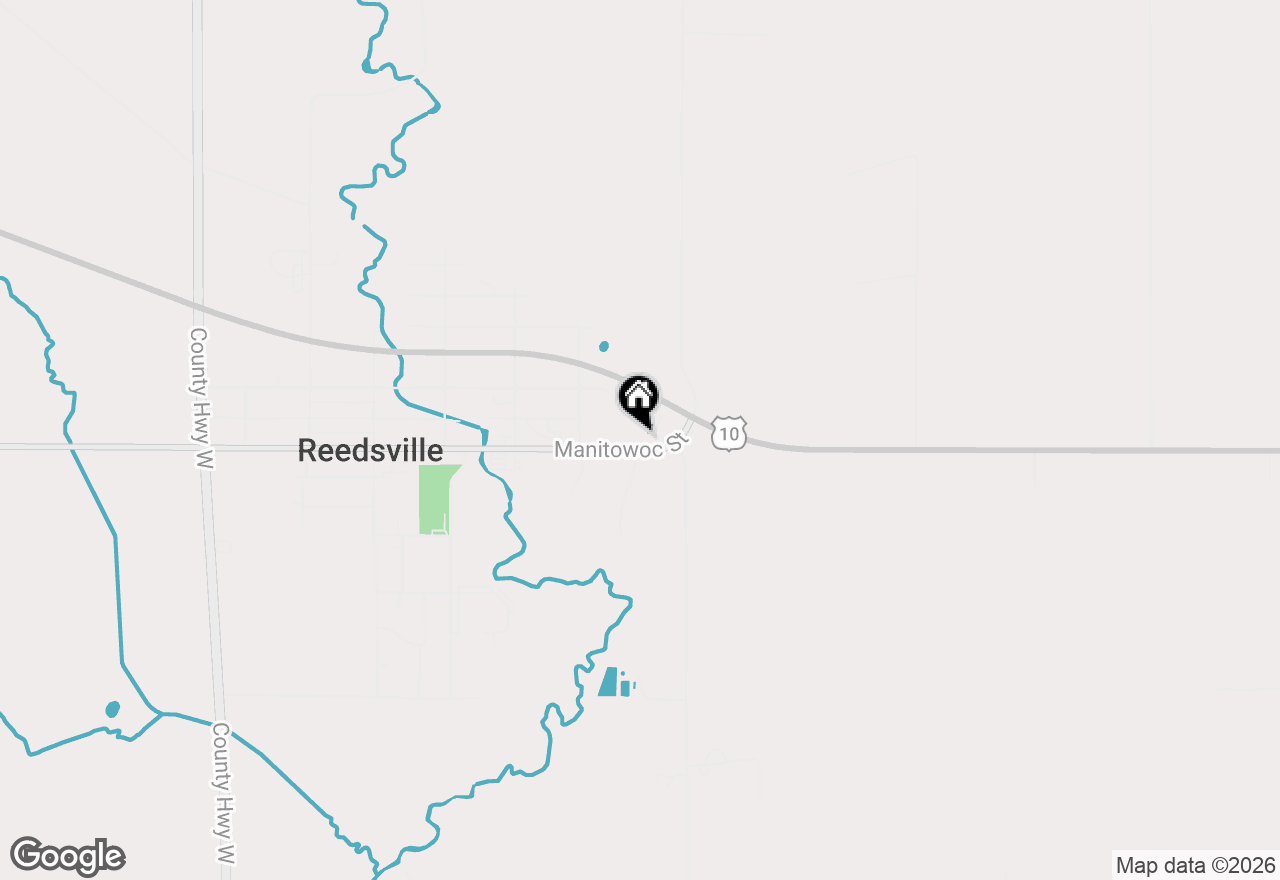 Map of 48 Manitowoc St, Reedsville, WI 54230