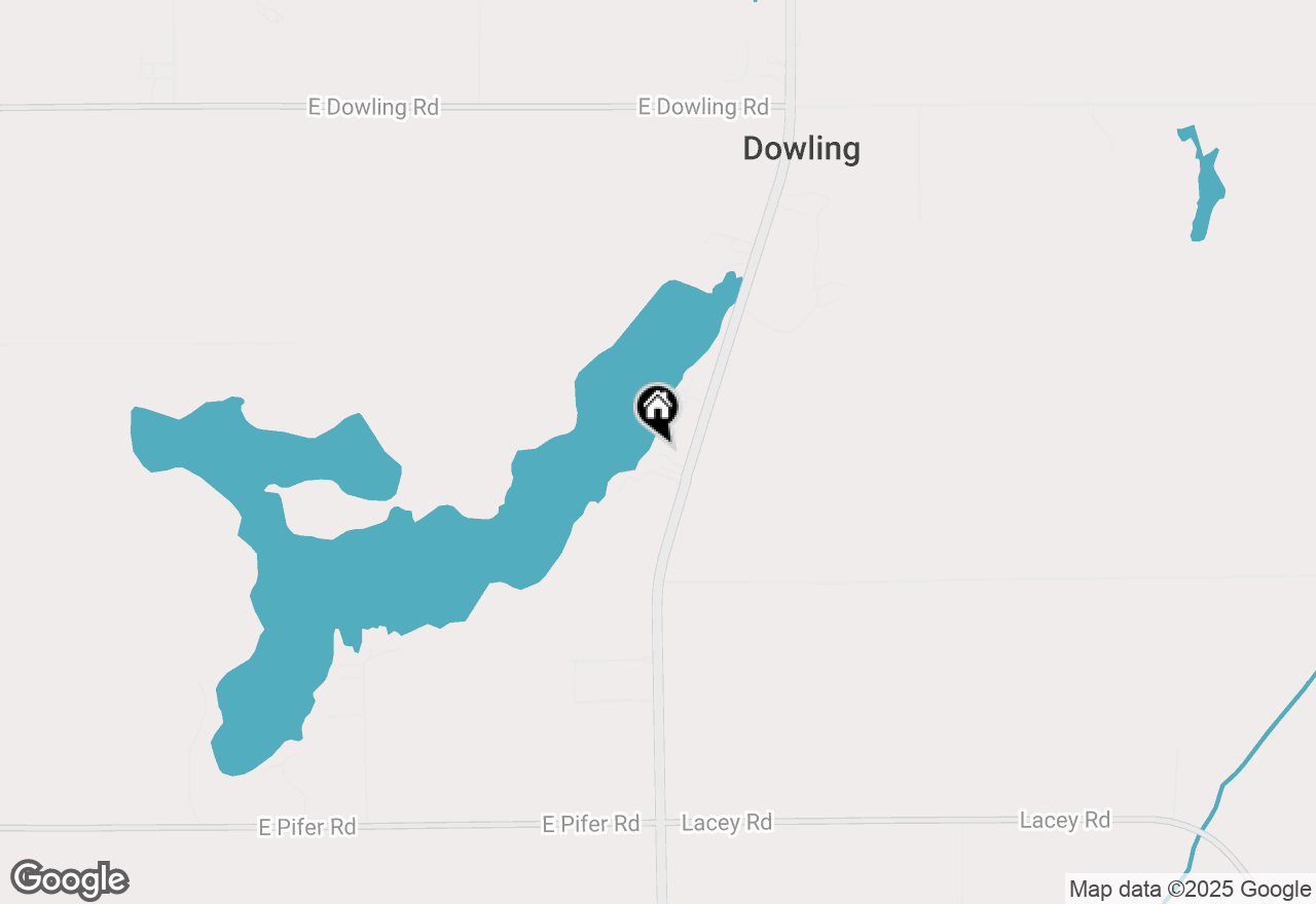 Map of 471 Clear Lake Drive, Dowling, MI 49050